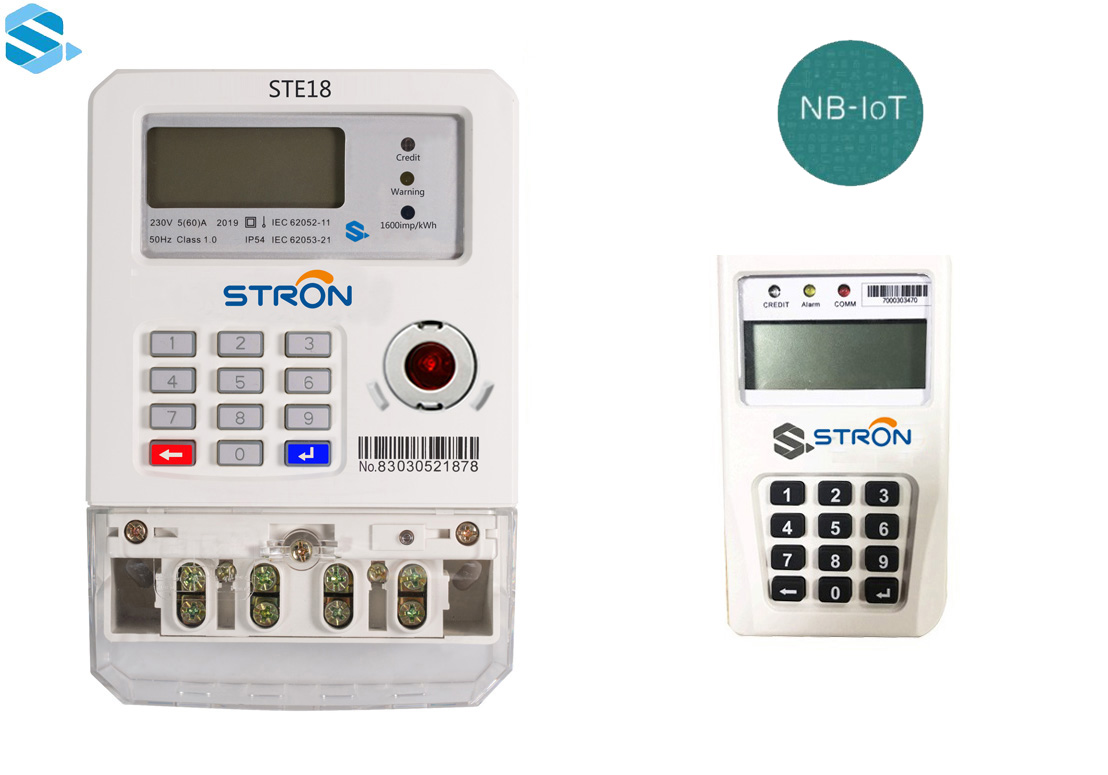 STE18A Prepaid Single Phase PAYG NBIOT Electricity Meter Stron Smart