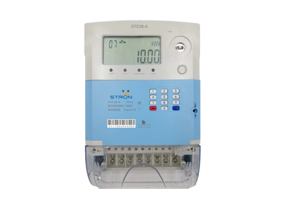 STE38G Three Phase DLMS Smart Electricity Meter with GPRS Module